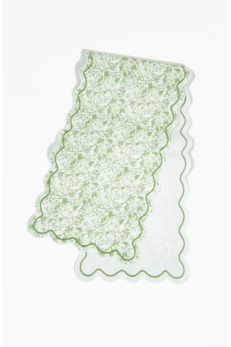 Inner Garden Society Table Linens Set, Alternate, color, Green