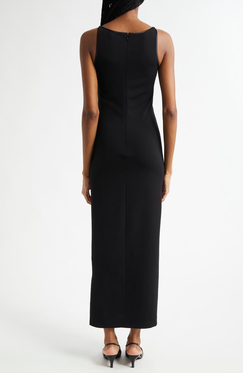 Emporio Armani Body-Con Knit Maxi Dress, Alternate, color, Black