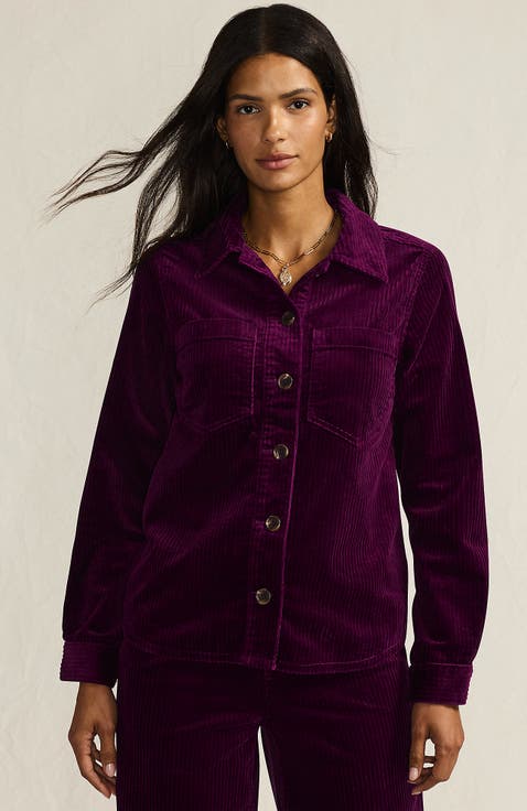 Wide Wale Corduroy Shirt Jacket