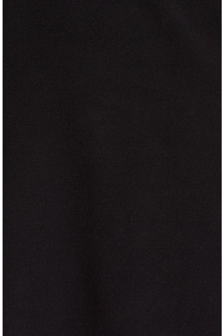 Bell Sleeve Mock Neck Knit Dress, Alternate, color, BLACK