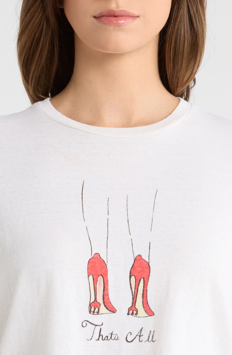 Re/Done 1950s That's All Graphic Cotton T-Shirt, Alternate, color, Vintagewhite