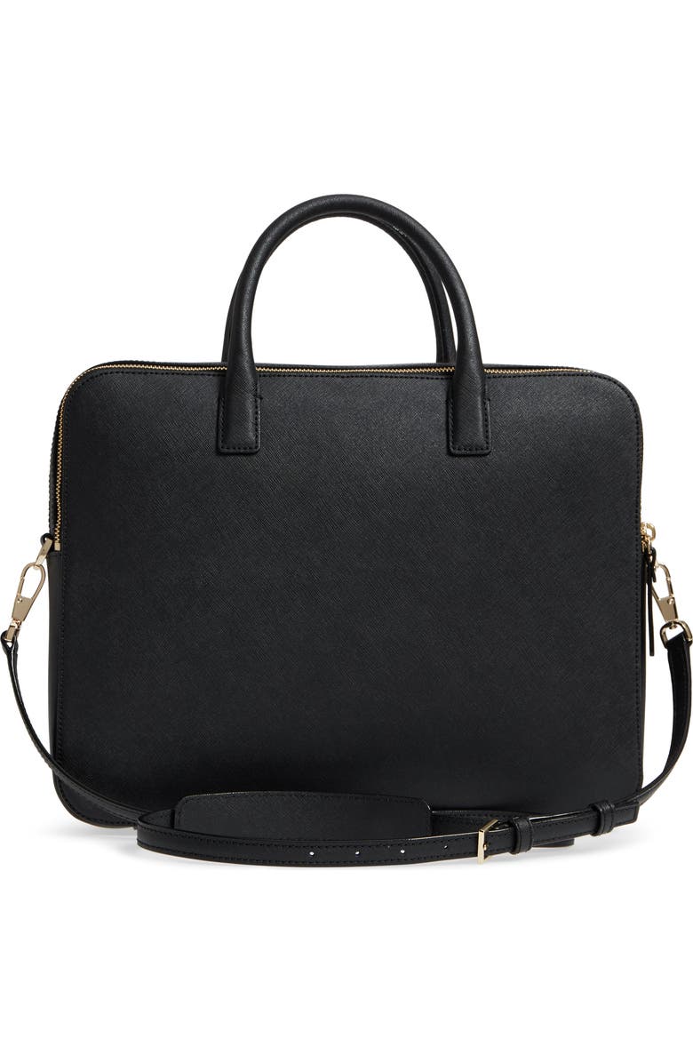 Kate Spade New York 13-inch leather laptop bag, Alternate, color,