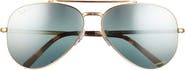 Ray-Ban New Aviator 62mm Polarized Oversize Pilot Sunglasses