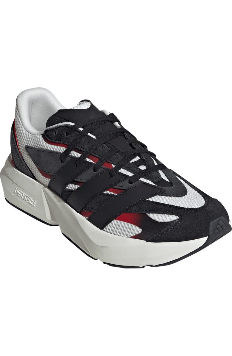adidas Lightblaze Sneaker, Main, color, Core Black/ Scarlet/ White