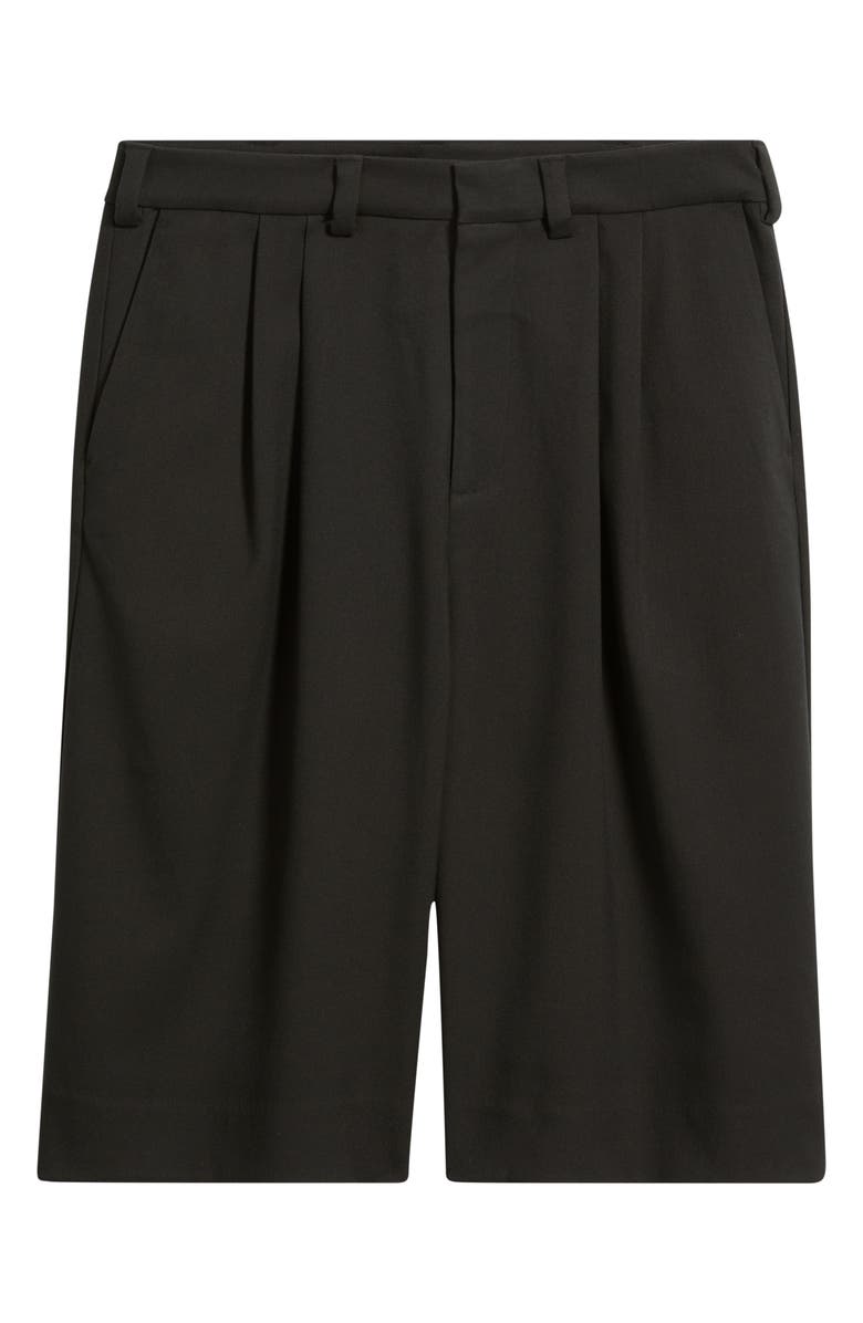 Elwood Formal Core Pleated Shorts, Alternate, color, Vintage Black