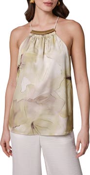 Donna Karan New York Print Sleeveless Top