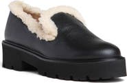 BEAUTIISOLES Rio Faxu Shearling Trim Loafer