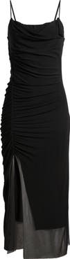 Open Edit Mesh Maxi Dress