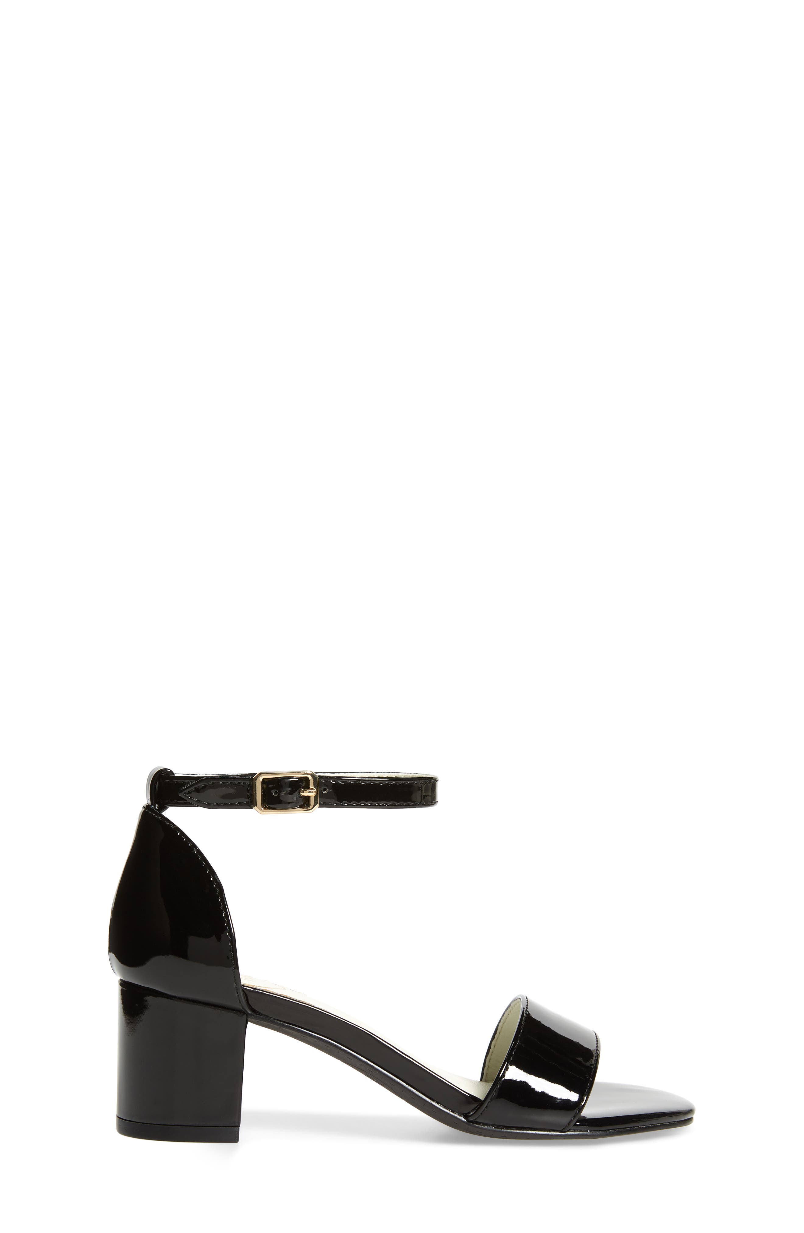 Block Heel Sandal, Alternate, color, BLACK FAUX PATENT PU