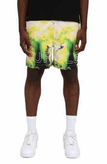PURPLE BRAND Wordmark Water Repellent All Around Performance Shorts