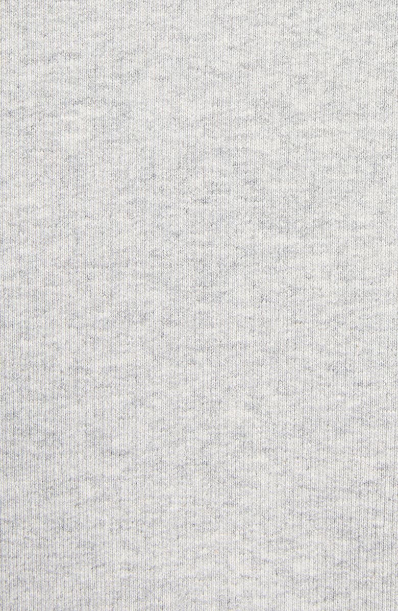 Moncler Logo Patch Sweatshirt, Alternate, color, Light Gray Melange