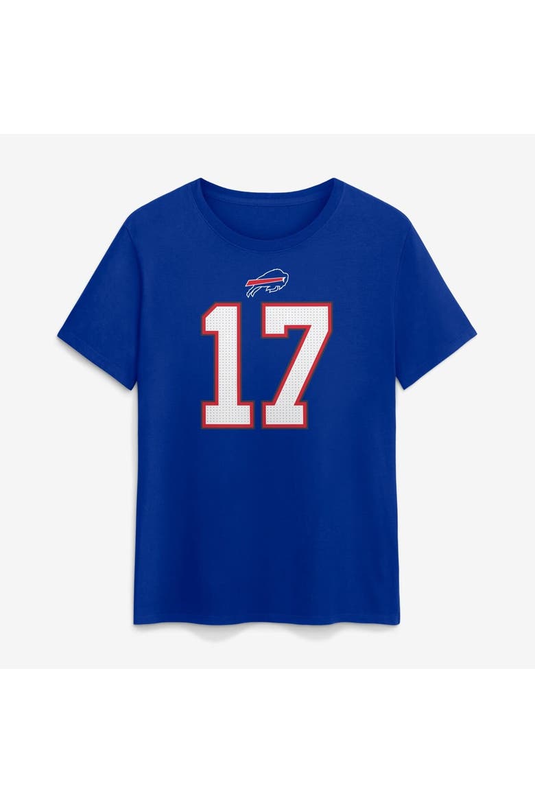 Women's Nike Josh Allen Royal Buffalo Bills Player Name & Number T-Shirt, Alternate, color, Royal