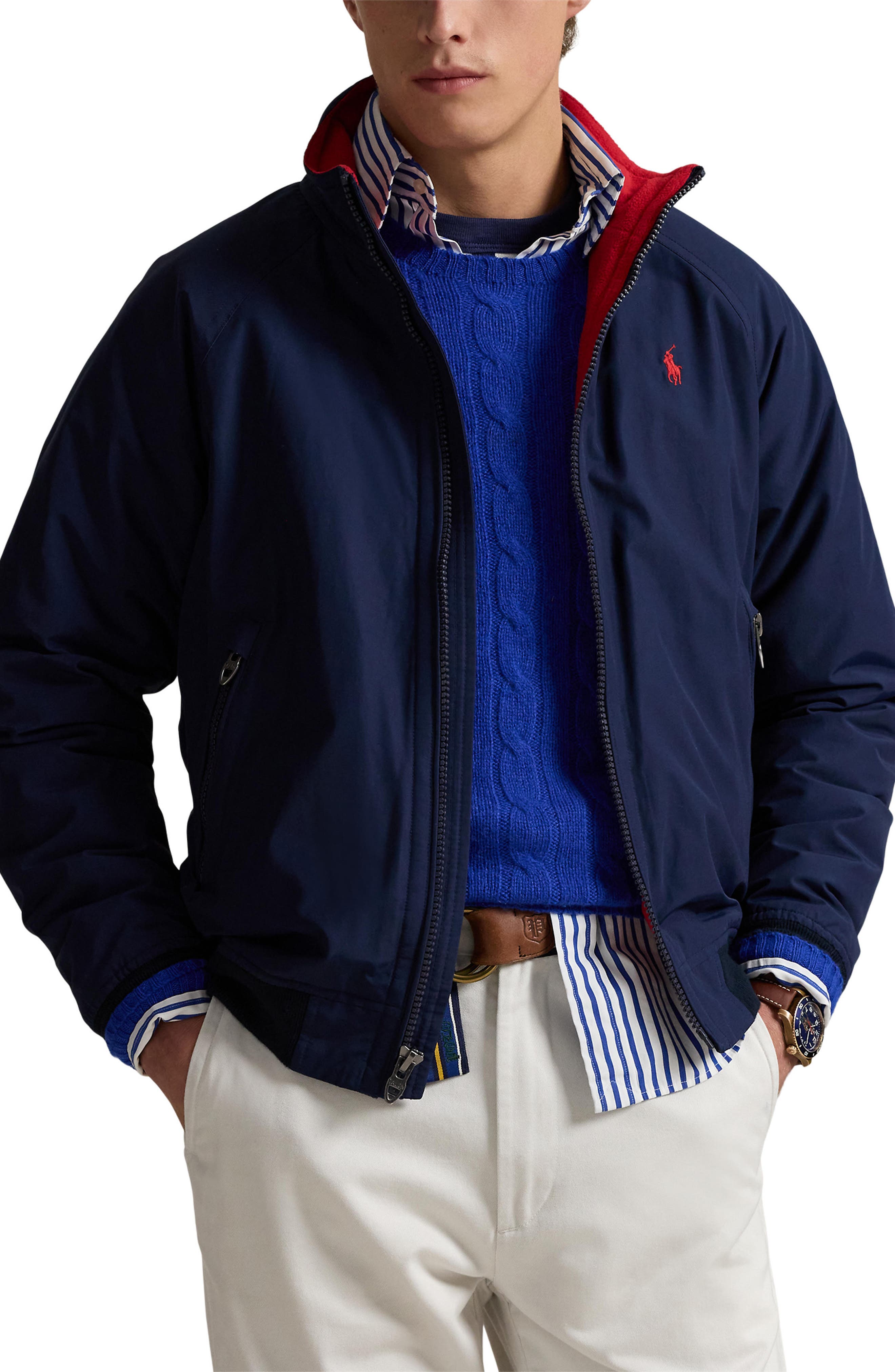Fleece Lined Insulated Jacket (Men) | Nordstrom