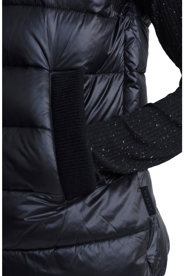 Colwyn Puffer Vest, Alternate, color, BLACK