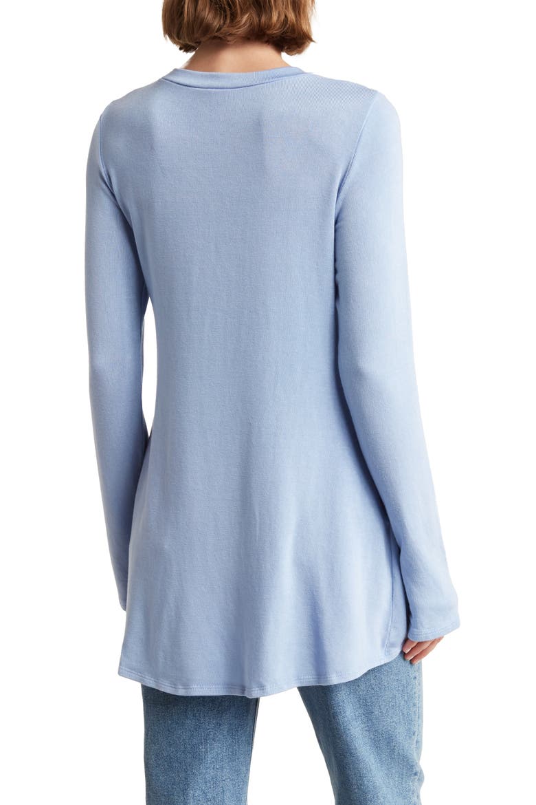 Cross Front Long Sleeve Top, Alternate, color, SUMMER SONG