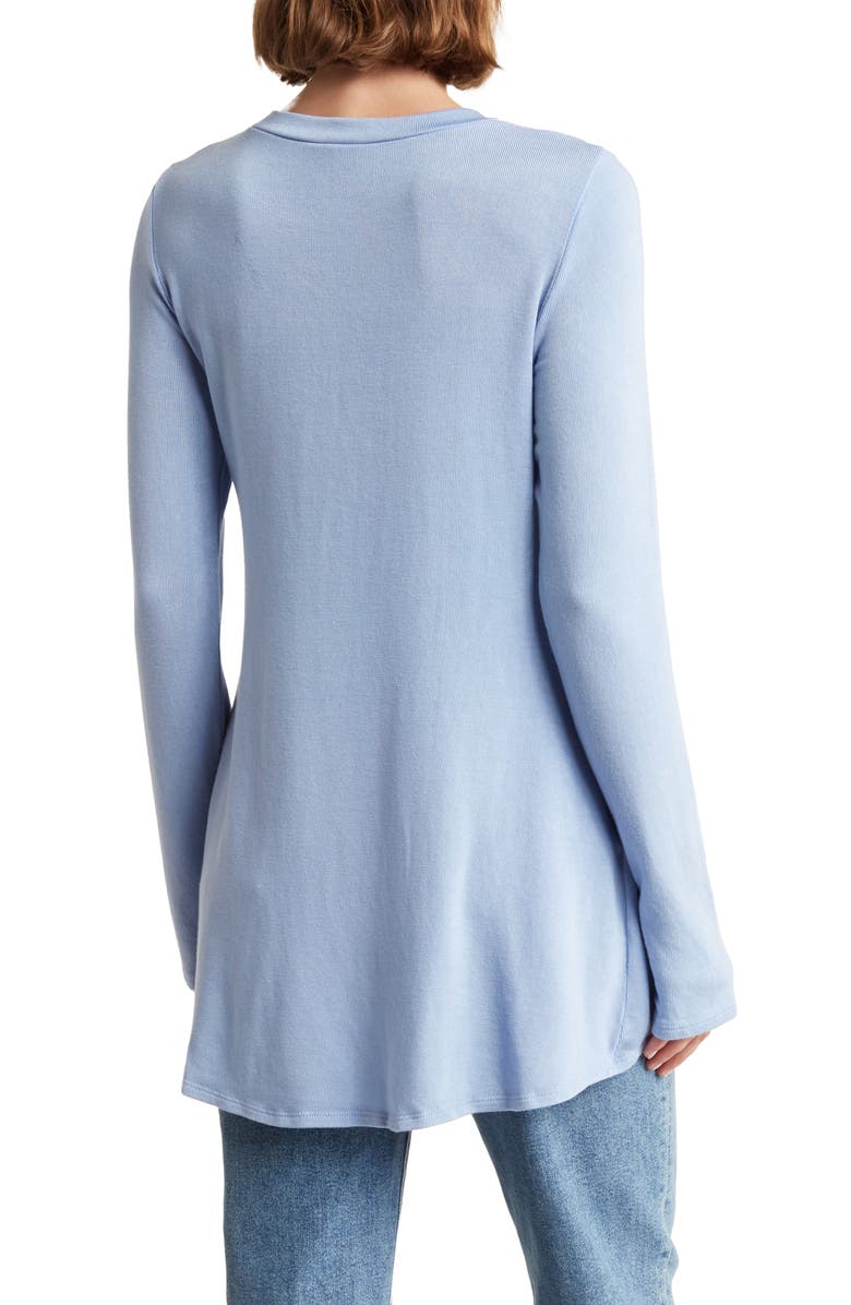 GO COUTURE Cross Front Long Sleeve Top, Alternate, color, Summer Song