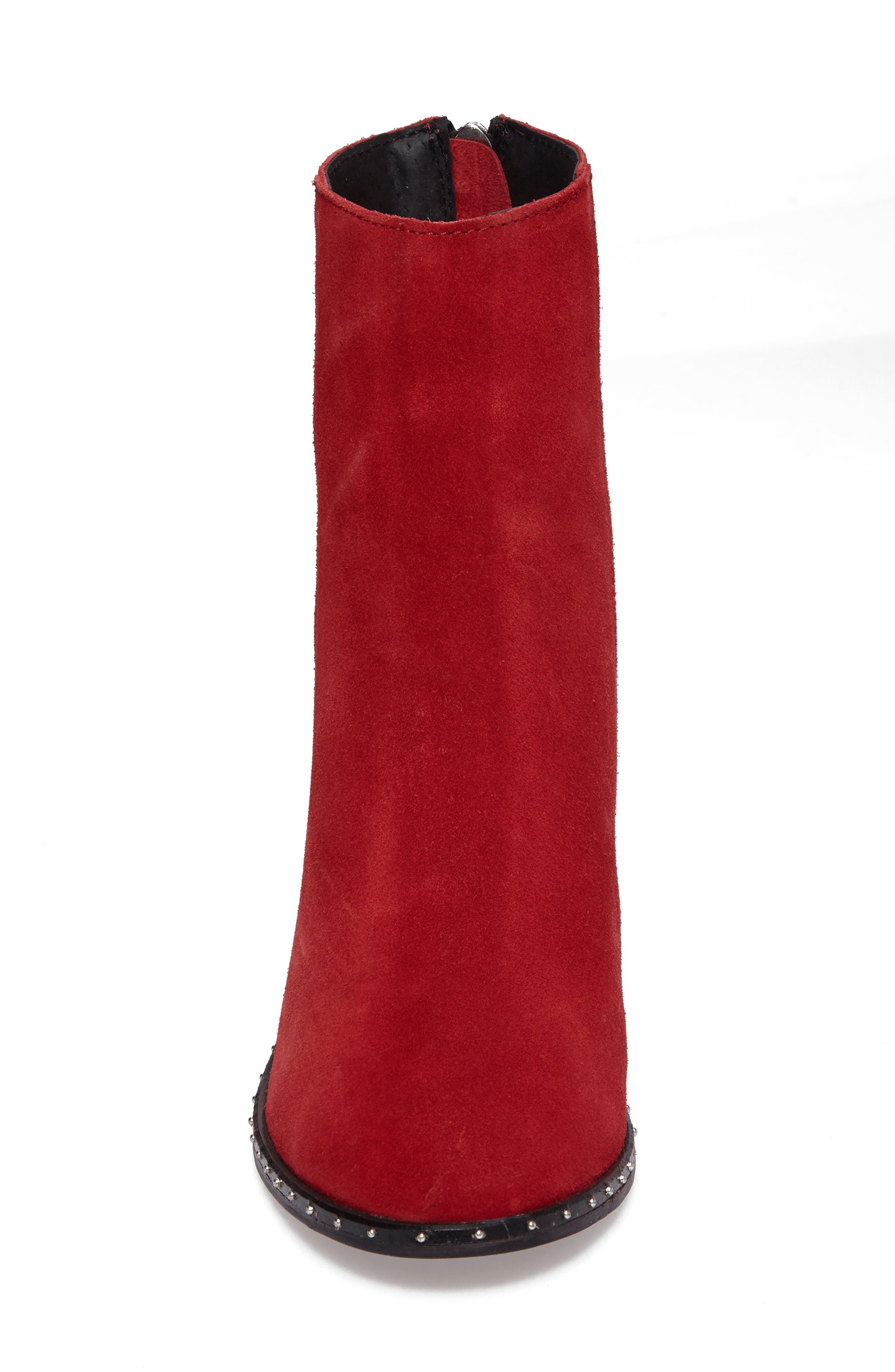 Miranda Studded Bootie, Alternate, color, RED