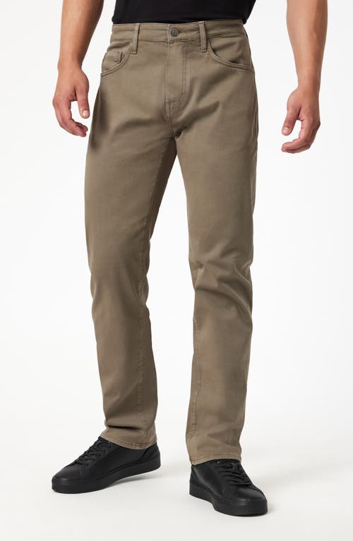 Mavi Jeans Zach Straight Leg Twill Pants In Olive Casual Twill