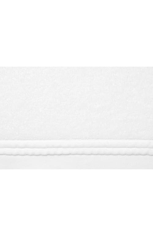 Sferra Aura Nuova Cotton Terry Bath Sheet In White/white