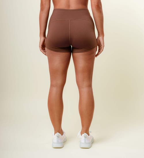While On Earth™ Mid-rise Intent Short 3" In Brown