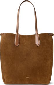 Polo Ralph Lauren Bellport Suede Tote Bag