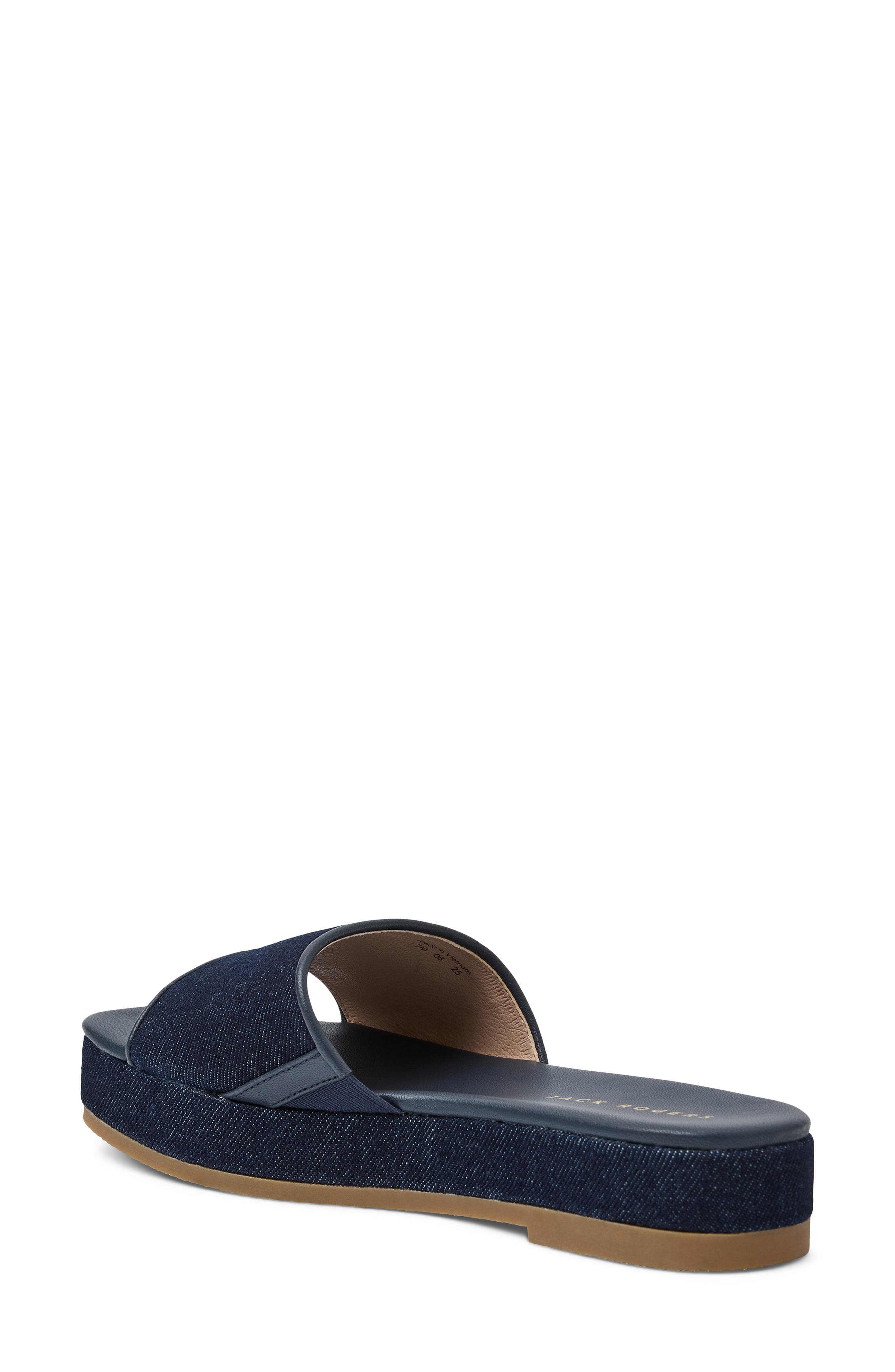 Jack Rogers Bay Flatform Sandal, Alternate, color, Indigo