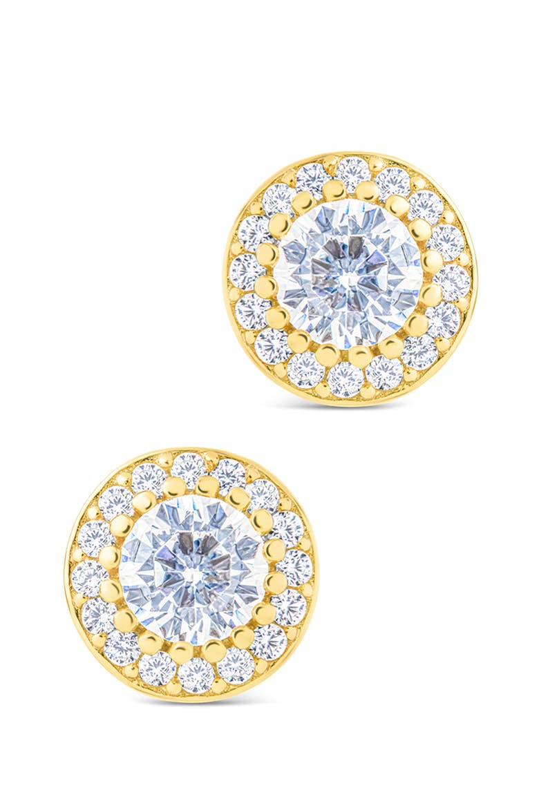 Round Cut Cubic Zirconia Stud Earrings video