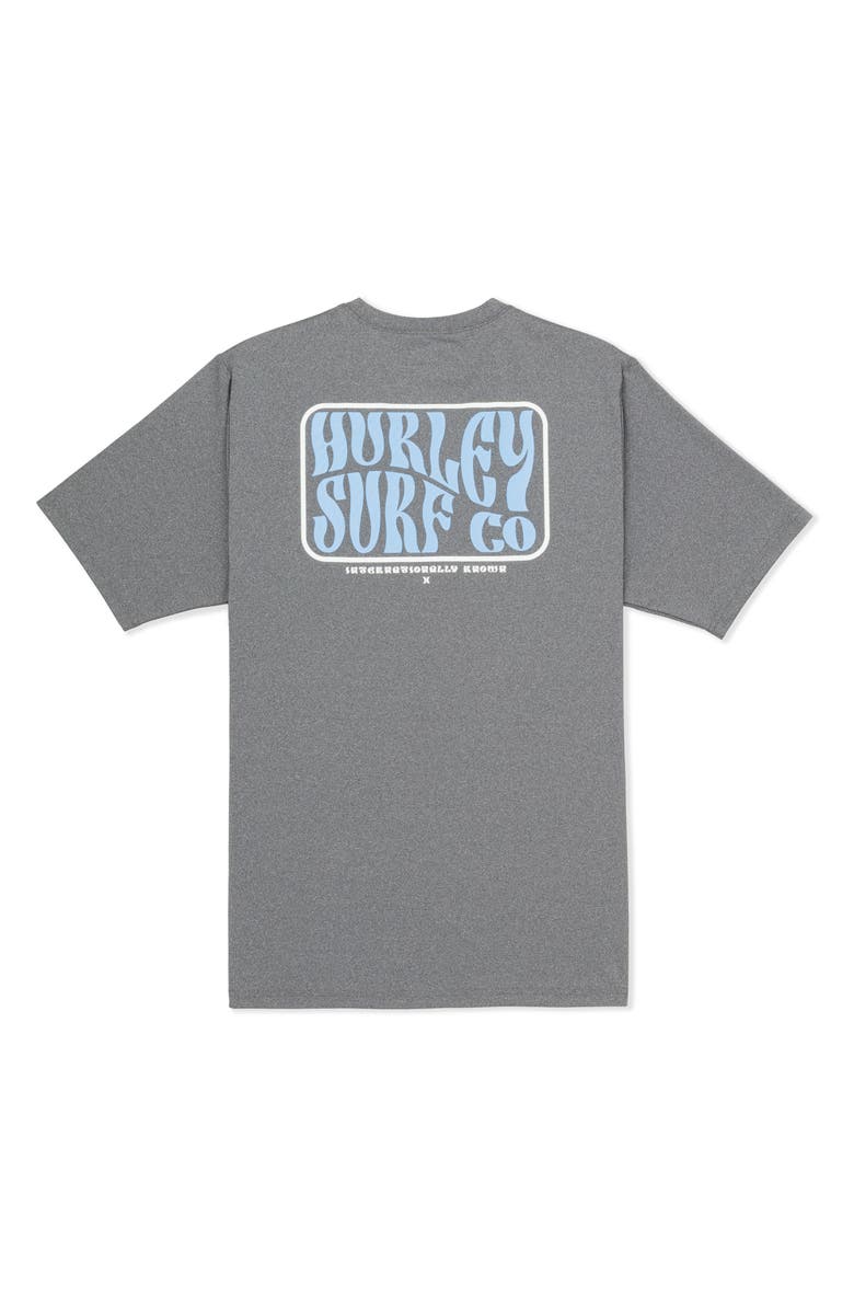 Hurley Hybrid Graphic T-Shirt, Alternate, color, Ion Grey Heater