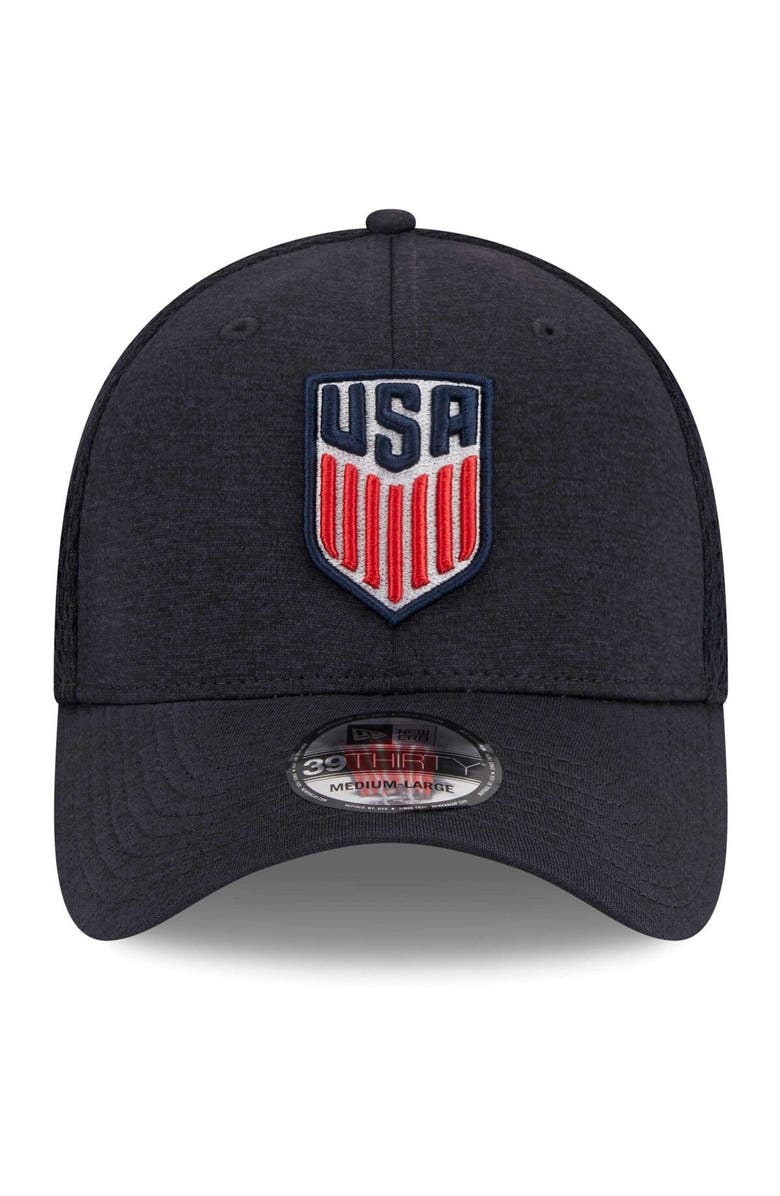 New Era Men's New Era Navy USMNT 39THIRTY Flex Hat, Alternate, color, 