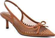 Nicole Miller Pointed Toe Slingback Pump