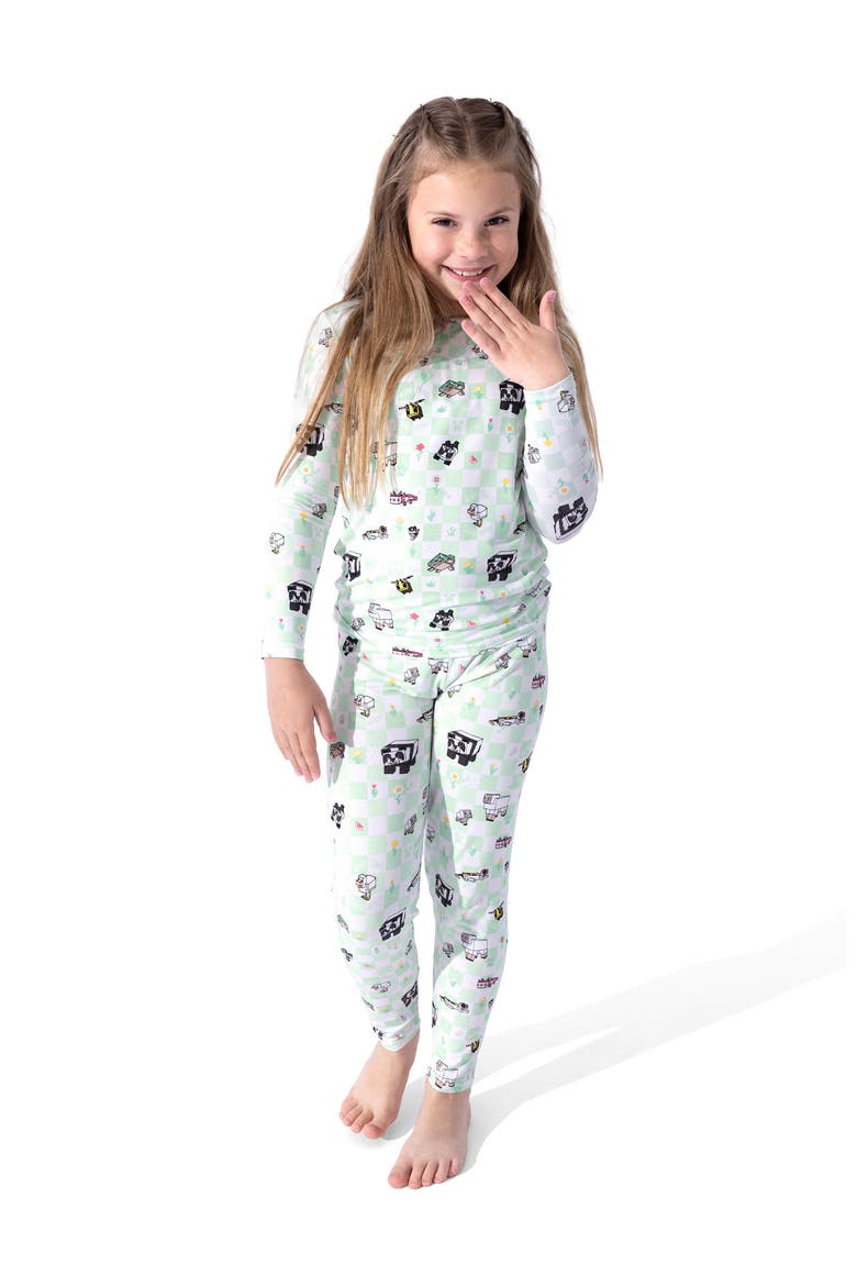 Kids' Minecraft Sleep Repeat Set of 2 Piece Pajamas, Alternate, color, Minecraft Sleep Repeat