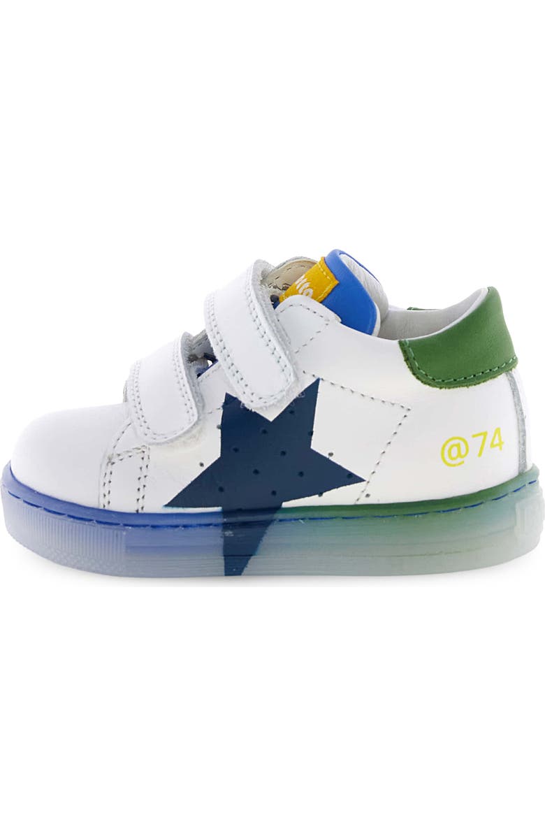 Naturino Kids' Falcotto Salazar 3 VL Sneaker, Alternate, color, White/ Blue/ Green
