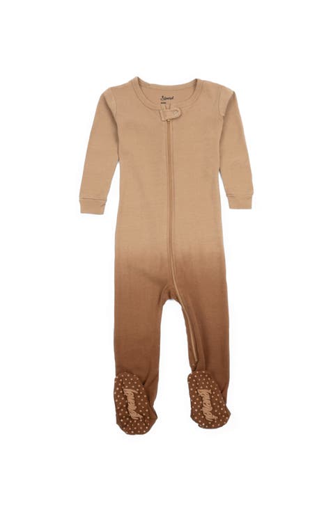 Footed Tie Dye Cotton Matching Family Pajamas (Baby)