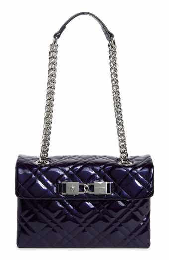 Kingsley Quilted Patent Leather Shoulder Bag
