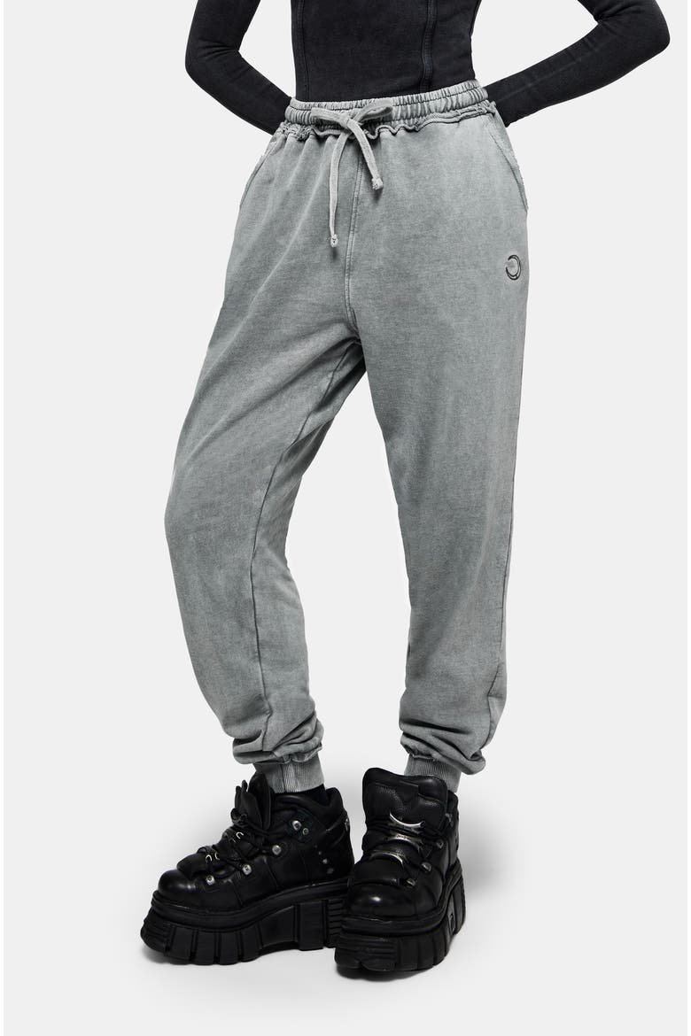 Sylph Dove Embroidered Cuffed Jogger, Alternate, color, Grey