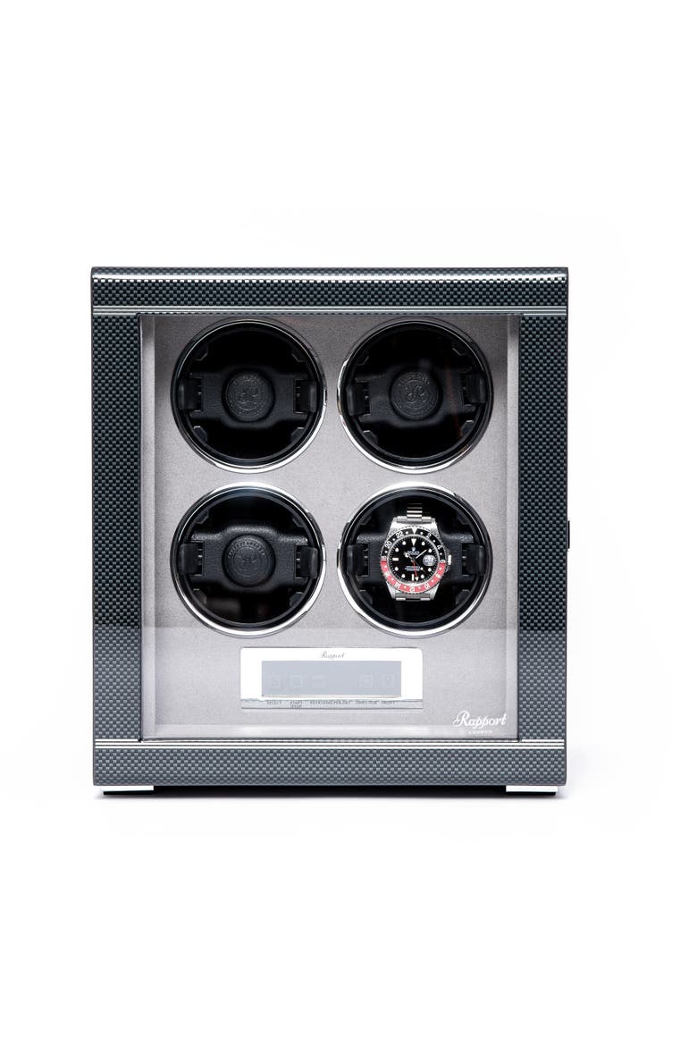 FORMULA QUAD WATCH WINDER, Main, color, Carbon Fibre