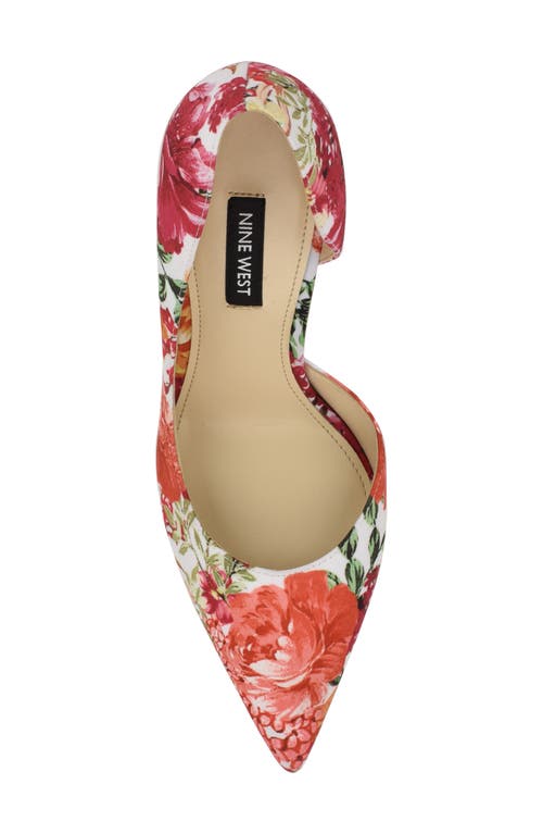 Nine West Folowe Half D'orsay Pump In White 146