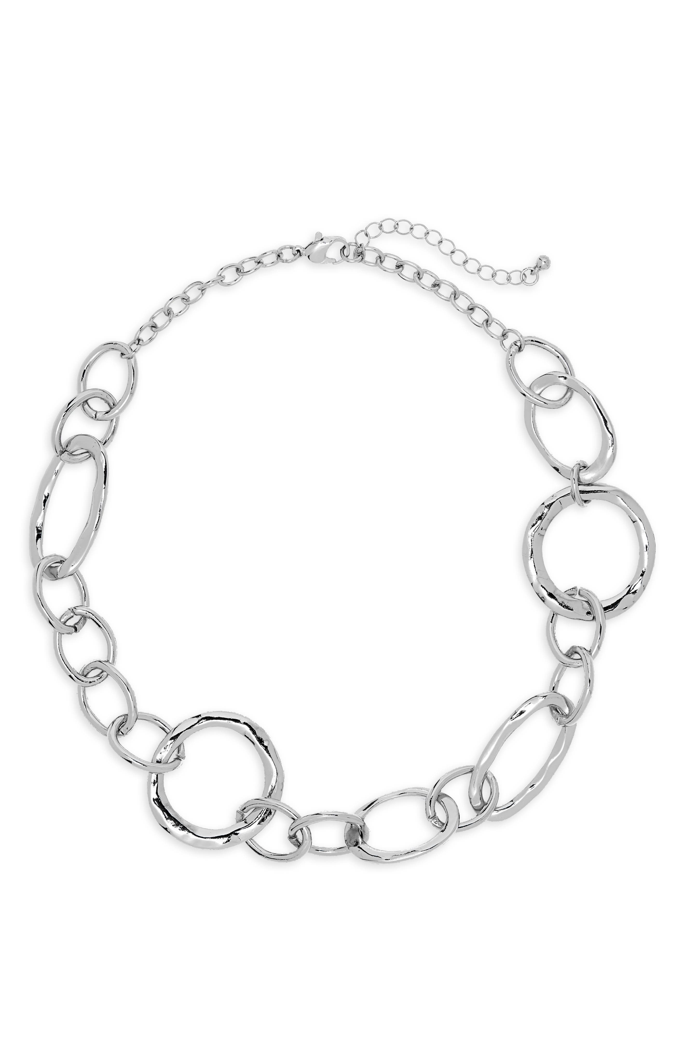 BP. Metal Link Collar Necklace (Women) | Nordstrom