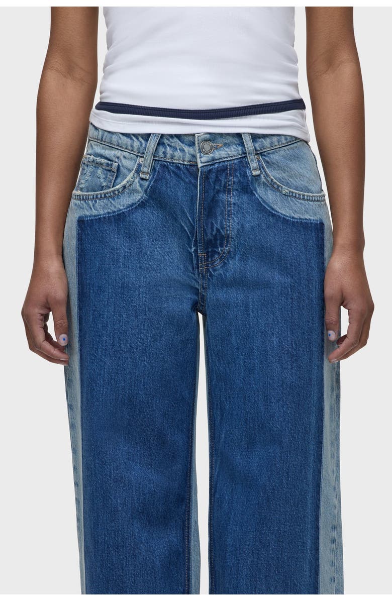 Hudson Jeans Rylee Patch Loose Pant, Alternate, color, Double Take