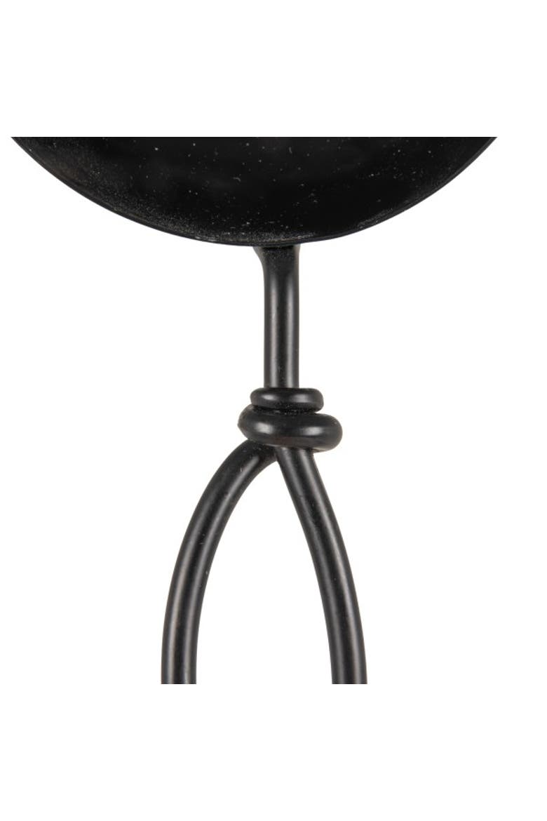 Hammered Stainless Steel Scoops, Black, Set of 4, Alternate, color, Black