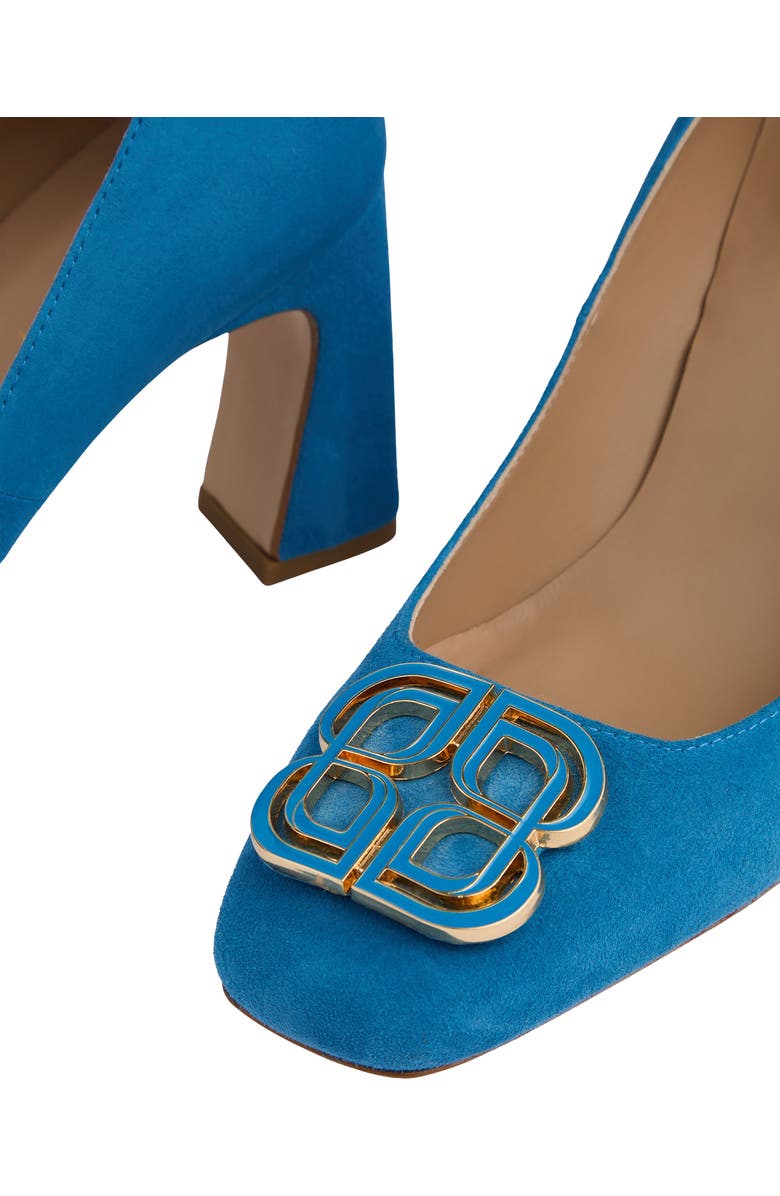 LK Bennett Truly Logo Pump, Alternate, color, French Blue