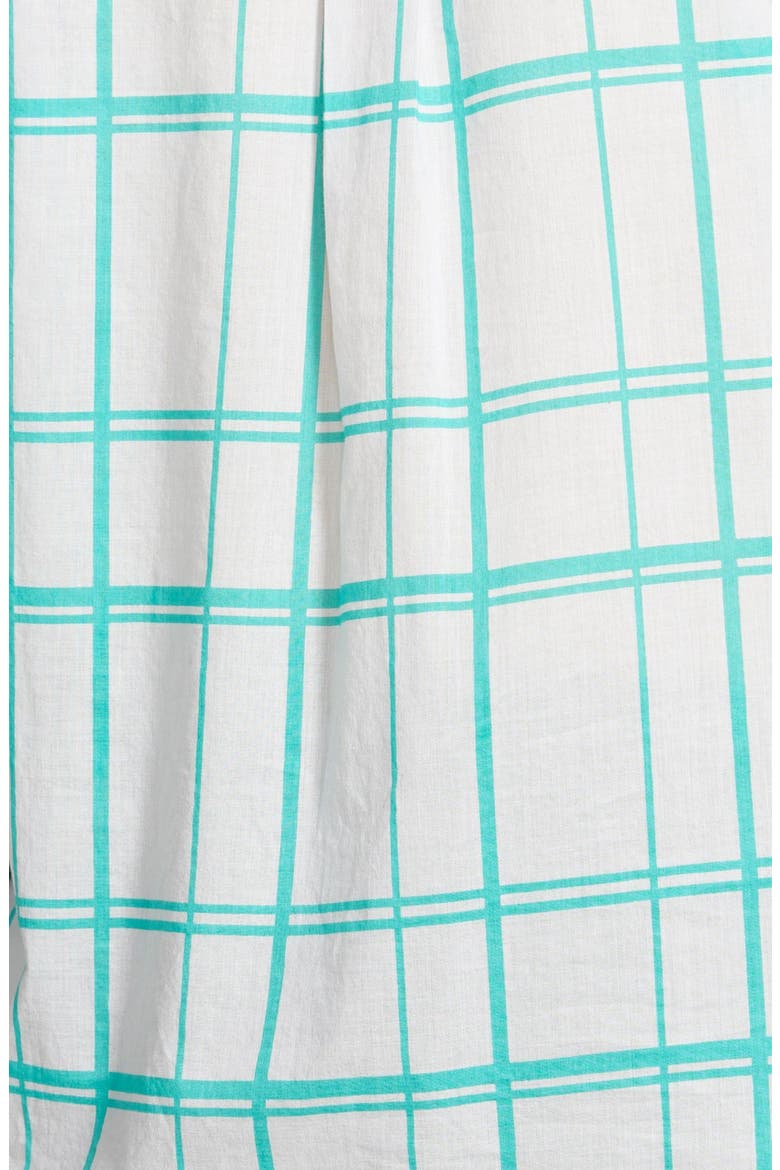 Long Sleeve Shirt, Alternate, color, GREY- TEAL PLAID PRINT