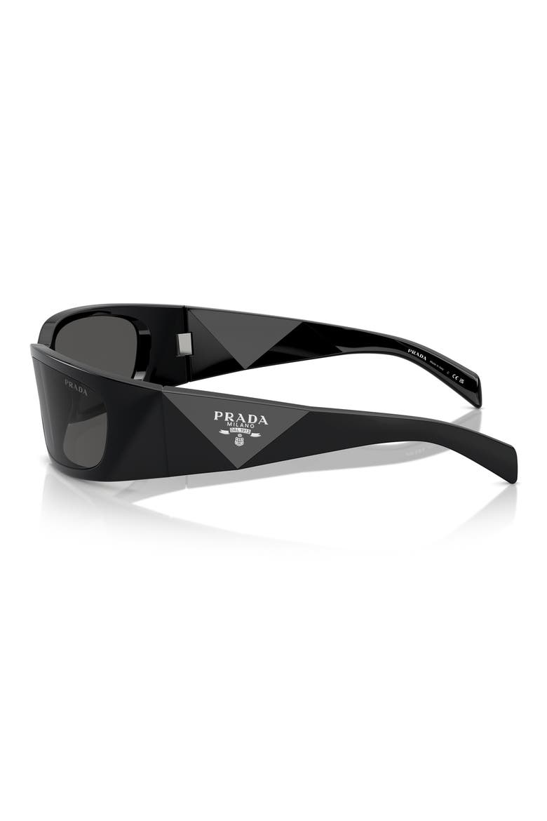 60mm Symbole Butterfly Sunglasses, Alternate, color, BLACK