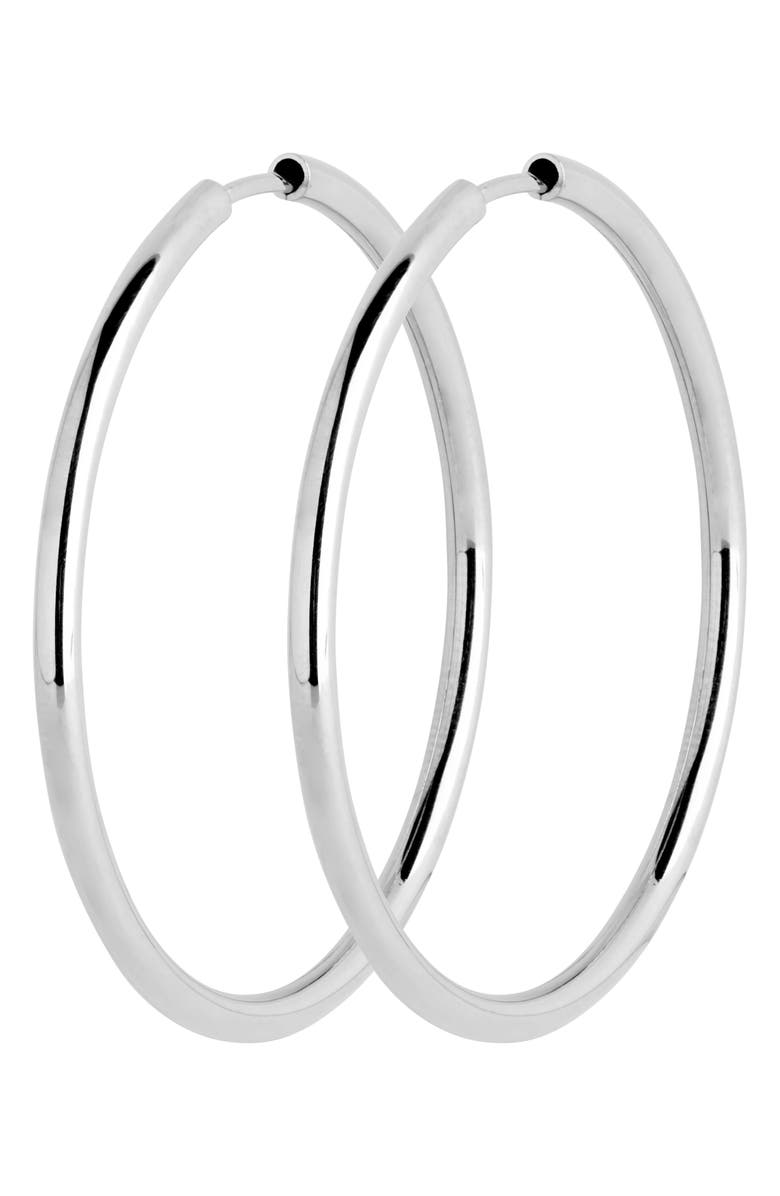 Maria Black Senorita 35mm Endless Hoop Earrings, Main, color,