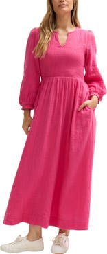 Lily and Lionel London Paulina Shirred Bodice Maxi Dress