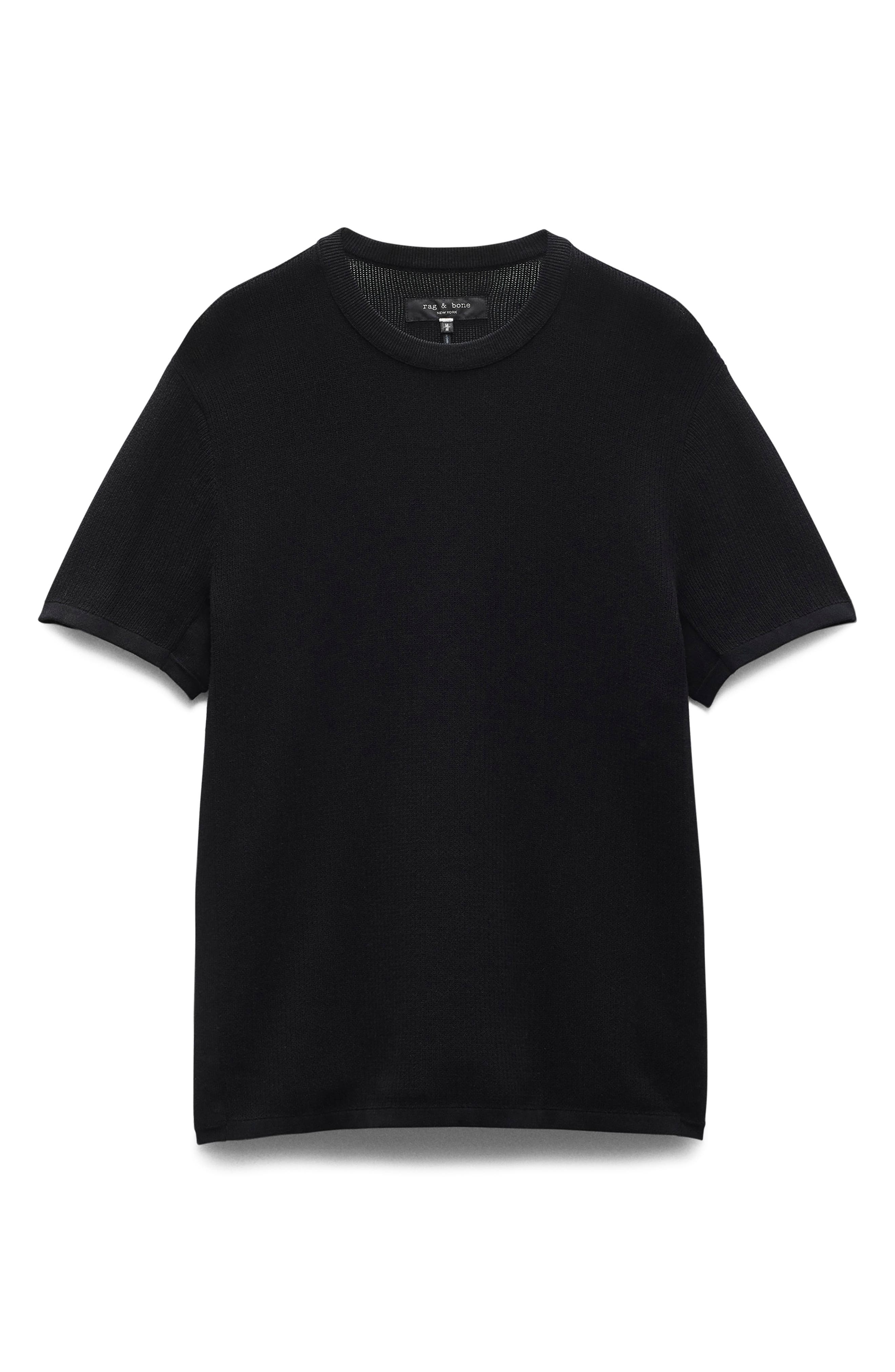 rag & bone Harvey Ringer Cotton Blend Mesh T-Shirt | Nordstromrack