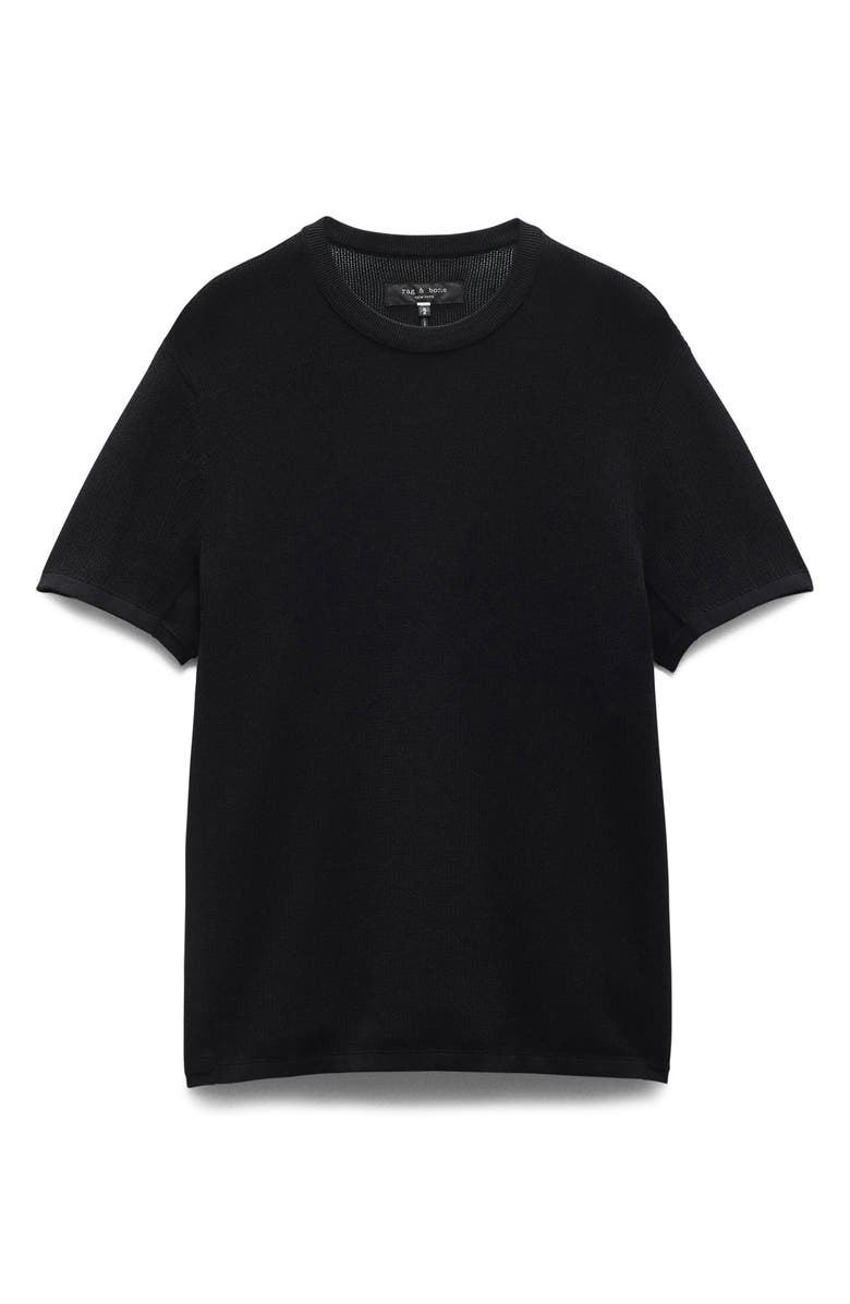 rag
bone Harvey Ringer Cotton Blend Mesh T-Shirt, Alternate, color,