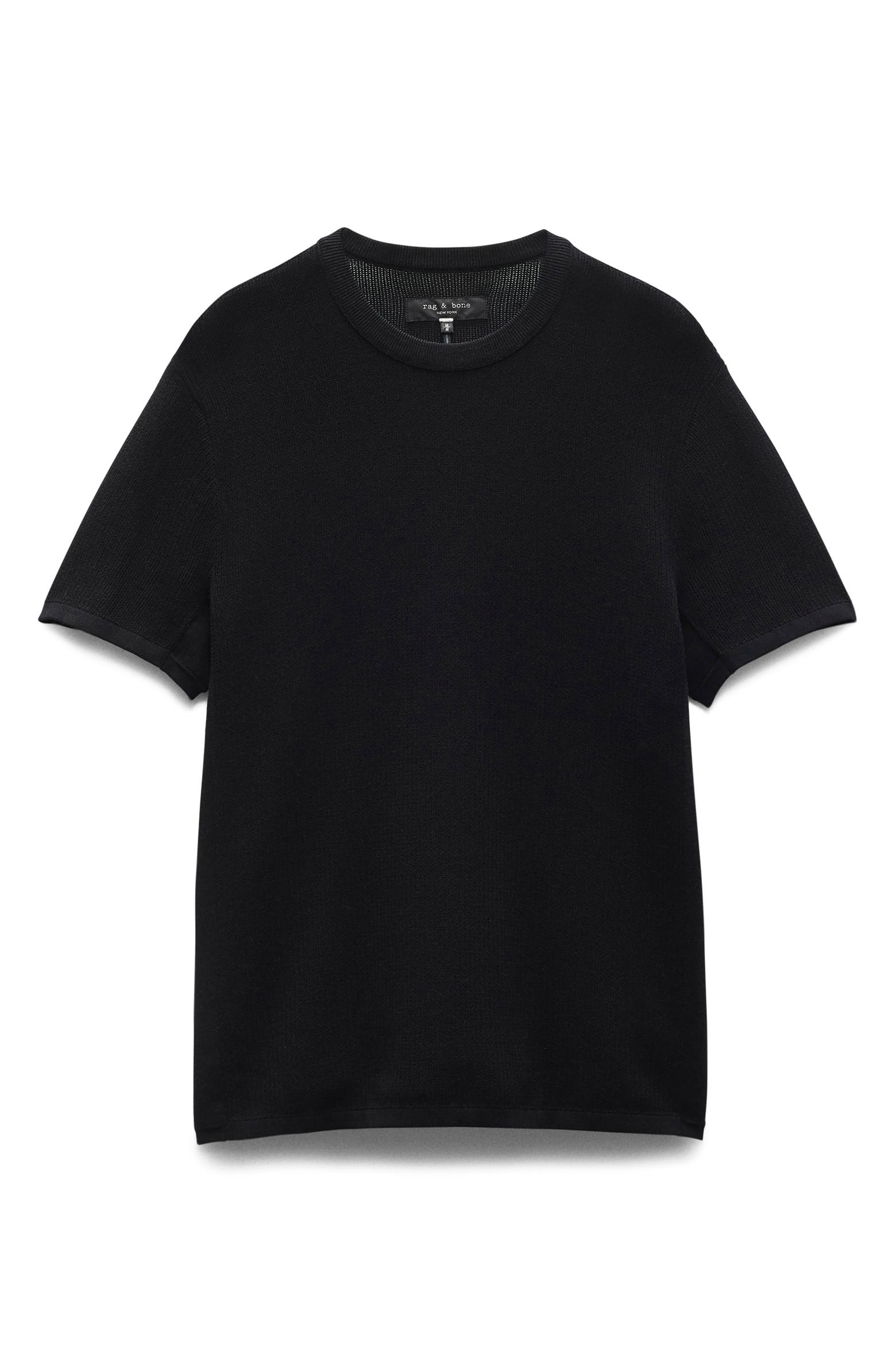 rag & bone Harvey Ringer Cotton Blend Mesh T-Shirt | Nordstromrack