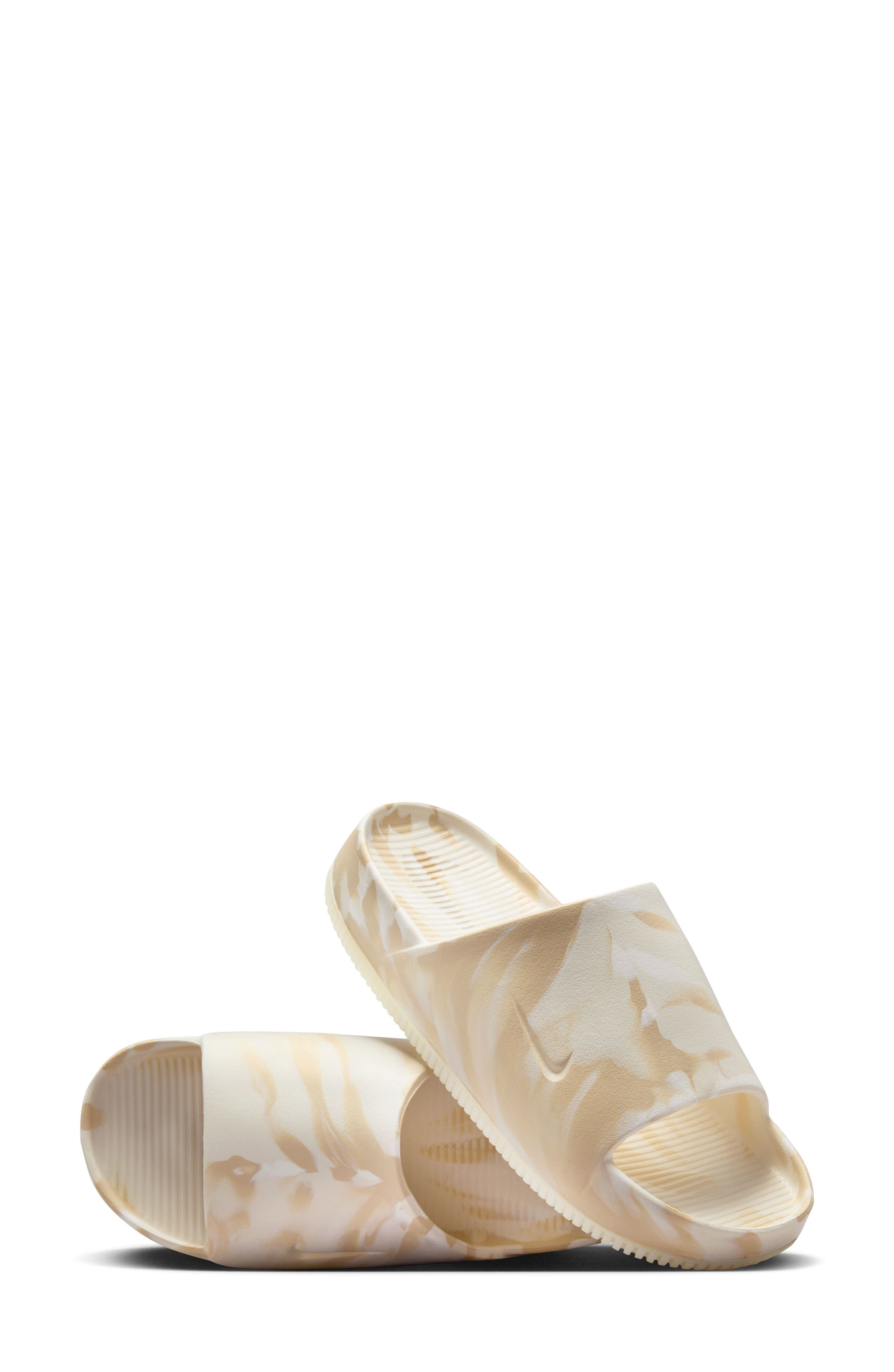 Nike Calm Slide Sandal, Alternate, color, Phantom/ Phantom