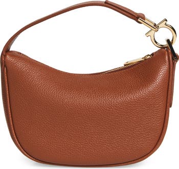 Mini Smile Leather Top Handle Bag